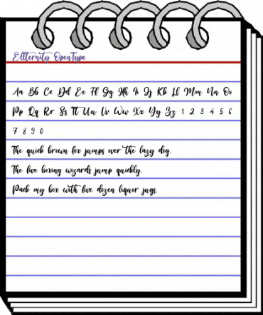 Ellternity Regular animated font preview Ellternity Regular animated font preview