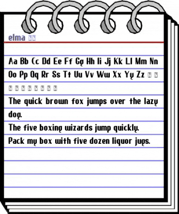 elma 01 Regular animated font preview elma 01 Regular animated font preview