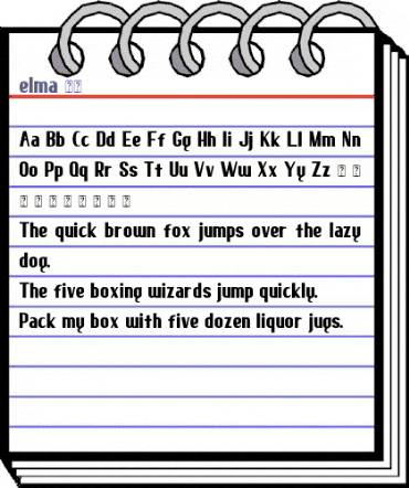 elma 02 Regular animated font preview elma 02 Regular animated font preview