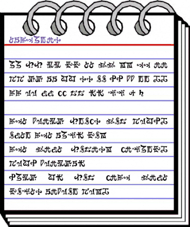 Eltharin Bold animated font preview