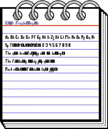 Elvish Presley Regular animated font preview Elvish Presley Regular animated font preview