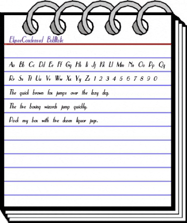 ElyseeCondensed BoldItalic animated font preview ElyseeCondensed BoldItalic animated font preview