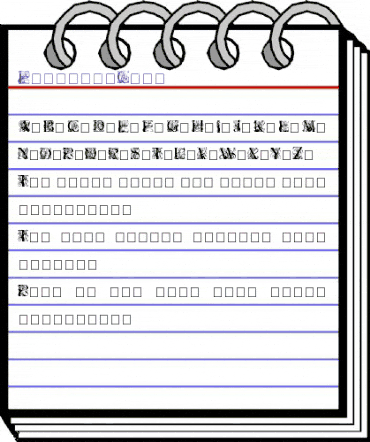 Elzevier-Caps Regular animated font preview Elzevier-Caps Regular animated font preview