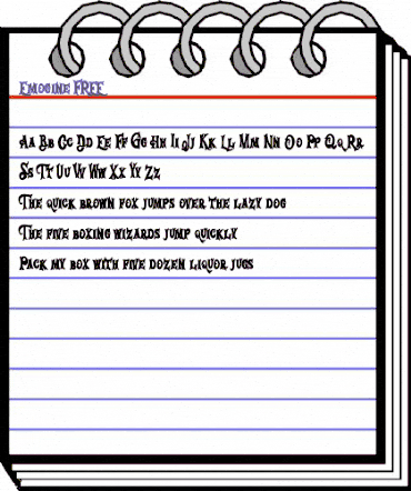 Emogine FREE Regular animated font preview Emogine FREE Regular animated font preview