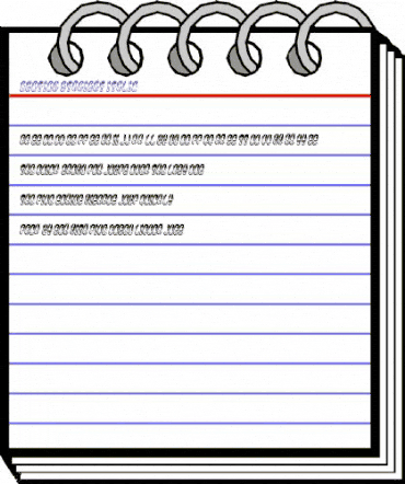 Emotion Straight Italic animated font preview Emotion Straight Italic animated font preview