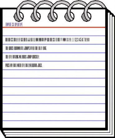 Empire CG Regular animated font preview Empire CG Regular animated font preview