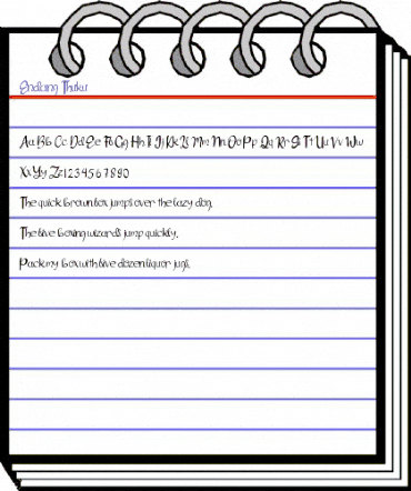 Endang Thuku Regular animated font preview Endang Thuku Regular animated font preview