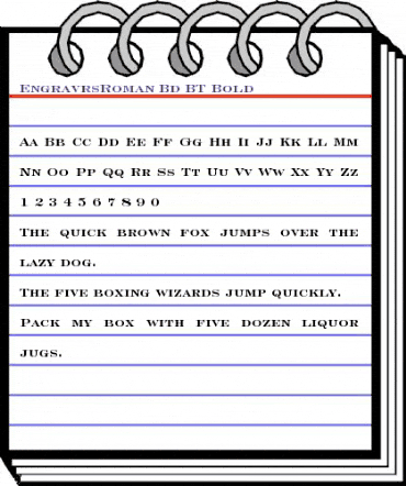 EngravrsRoman Bd BT Bold animated font preview EngravrsRoman Bd BT Bold animated font preview