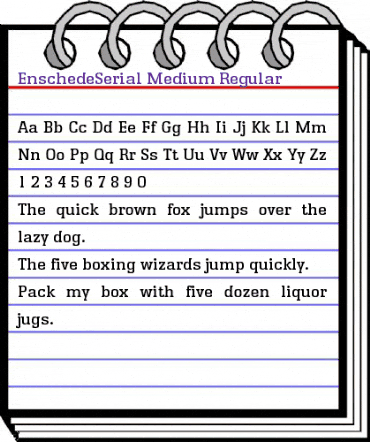 EnschedeSerial-Medium Regular animated font preview EnschedeSerial-Medium Regular animated font preview