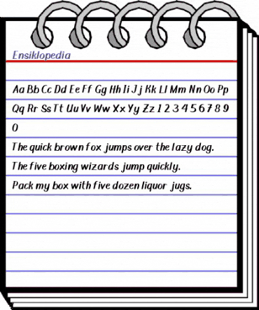 Ensiklopedia Regular animated font preview Ensiklopedia Regular animated font preview