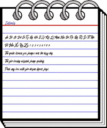 Entreaty Regular animated font preview