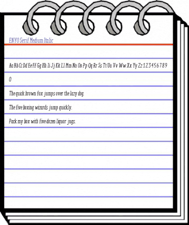 ENYO Serif Medium Italic Medium Italic animated font preview ENYO Serif Medium Italic Medium Italic animated font preview