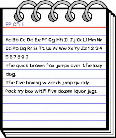 EP Chilli Regular animated font preview EP Chilli Regular animated font preview