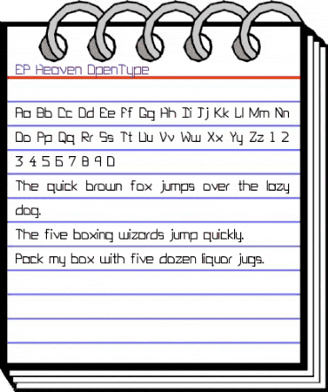 EP Heaven Heaven animated font preview EP Heaven Heaven animated font preview