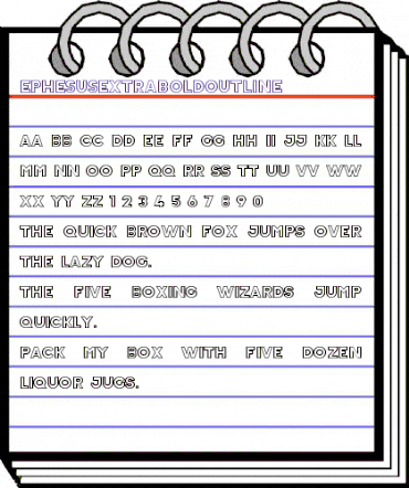 Ephesus extrabold outline ExtraBold animated font preview Ephesus extrabold outline ExtraBold animated font preview