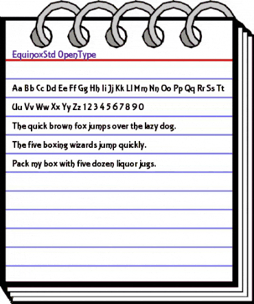 Equinox Std Regular animated font preview Equinox Std Regular animated font preview