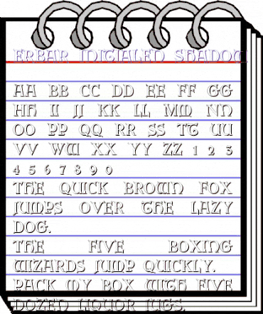 Erbar Initialen Shadow Regular animated font preview Erbar Initialen Shadow Regular animated font preview