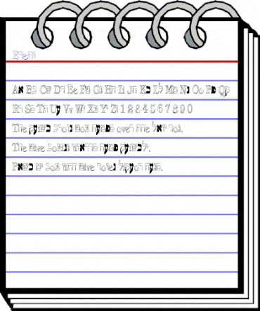 Eretz Regular animated font preview