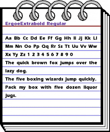 ErgoeExtrabold normal animated font preview ErgoeExtrabold normal animated font preview