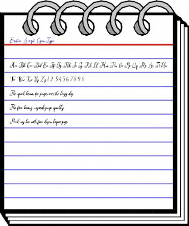 Eritta Slant Bold animated font preview Eritta Slant Bold animated font preview