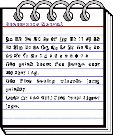 Erpressung Normal animated font preview Erpressung Normal animated font preview