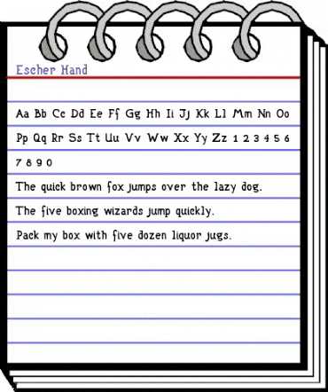 P22 Escher Hand Regular animated font preview P22 Escher Hand Regular animated font preview