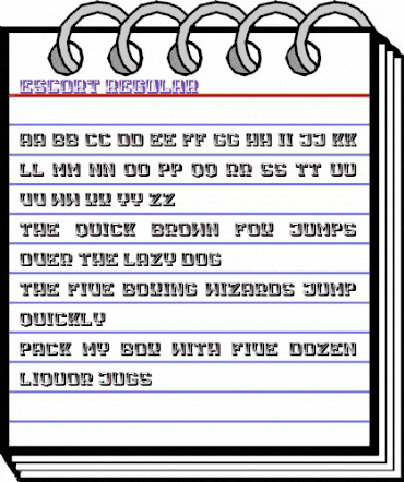 Escort Regular animated font preview Escort Regular animated font preview