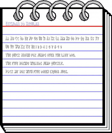 Eskindar 3D Regular animated font preview