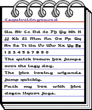 EsquivelEngraved Regular animated font preview EsquivelEngraved Regular animated font preview