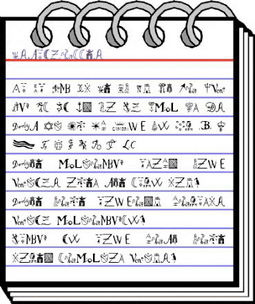 Estampilles Regular animated font preview Estampilles Regular animated font preview