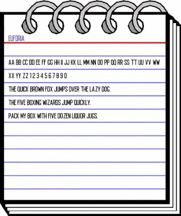 Euforia Regular animated font preview Euforia Regular animated font preview