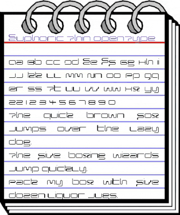 Euphoric Thin animated font preview Euphoric Thin animated font preview