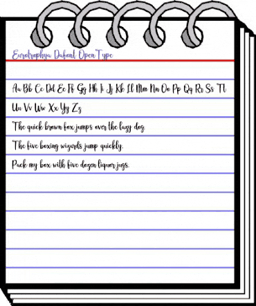 Eurotrophya Regular animated font preview Eurotrophya Regular animated font preview