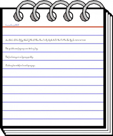 EustonScriptSSK Regular animated font preview