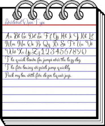 Everloved Regular animated font preview Everloved Regular animated font preview