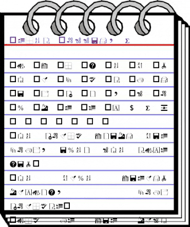 Excel Buttons 2 animated font preview