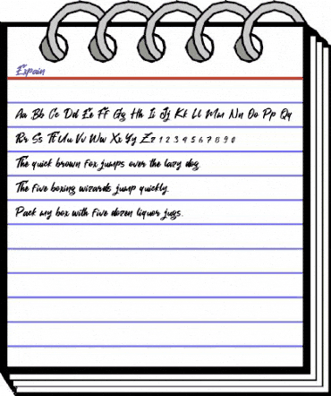 Expain Regular animated font preview