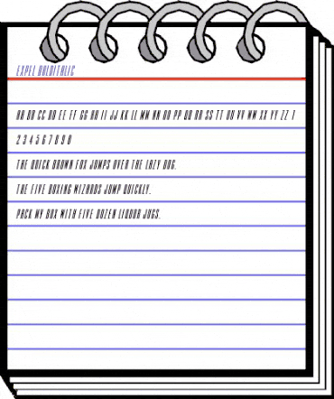 Expel BoldItalic animated font preview Expel BoldItalic animated font preview