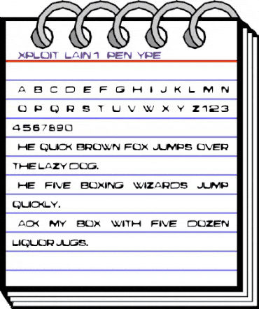 Exploit Regular animated font preview Exploit Regular animated font preview