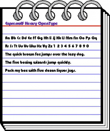 ExpressaEF Heavy animated font preview ExpressaEF Heavy animated font preview