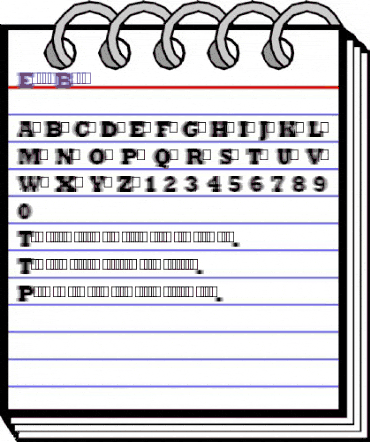 ExtraBlur Regular animated font preview ExtraBlur Regular animated font preview