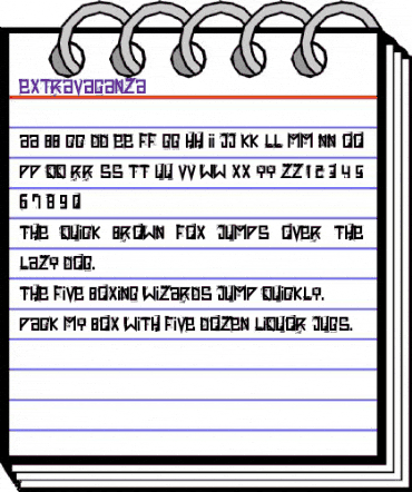 extravaganza- Regular animated font preview extravaganza- Regular animated font preview