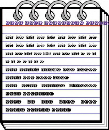 Eyes Only Condensed Italic Condensed Italic animated font preview