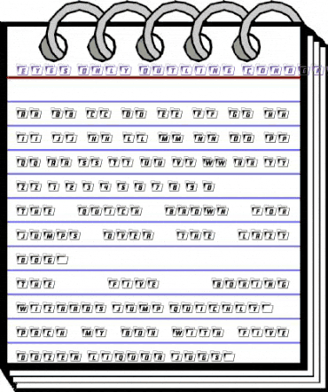 Eyes Only Outline Condensed Outline Condensed animated font preview Eyes Only Outline Condensed Outline Condensed animated font preview