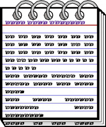 Eyes Only Rotated Regular animated font preview Eyes Only Rotated Regular animated font preview