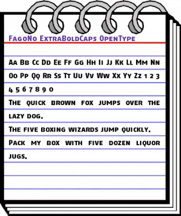FagoNo ExtraBoldCaps animated font preview FagoNo ExtraBoldCaps animated font preview
