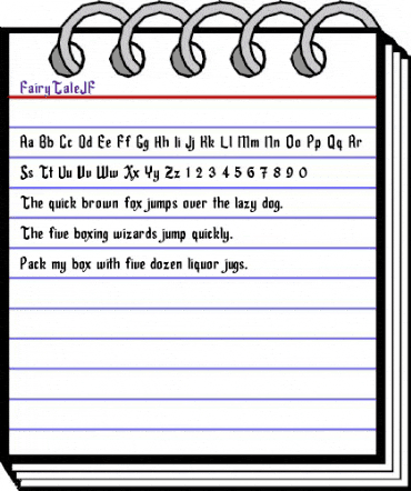 FairyTaleJF Regular animated font preview FairyTaleJF Regular animated font preview