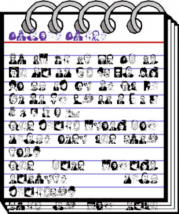 Famous Faces Regular animated font preview Famous Faces Regular animated font preview