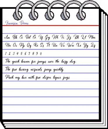 Fanesia Demo Regular animated font preview Fanesia Demo Regular animated font preview