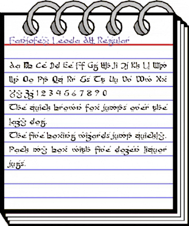 Fanjofey Leoda AH Regular animated font preview Fanjofey Leoda AH Regular animated font preview